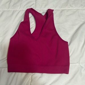 Pink crop top